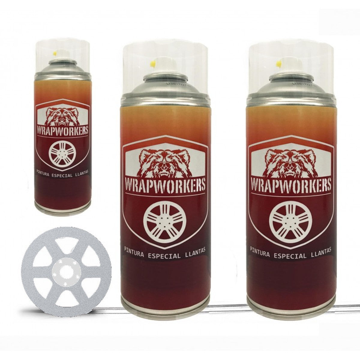 Velgenverf-kit in spuitbus · Aluminium mat