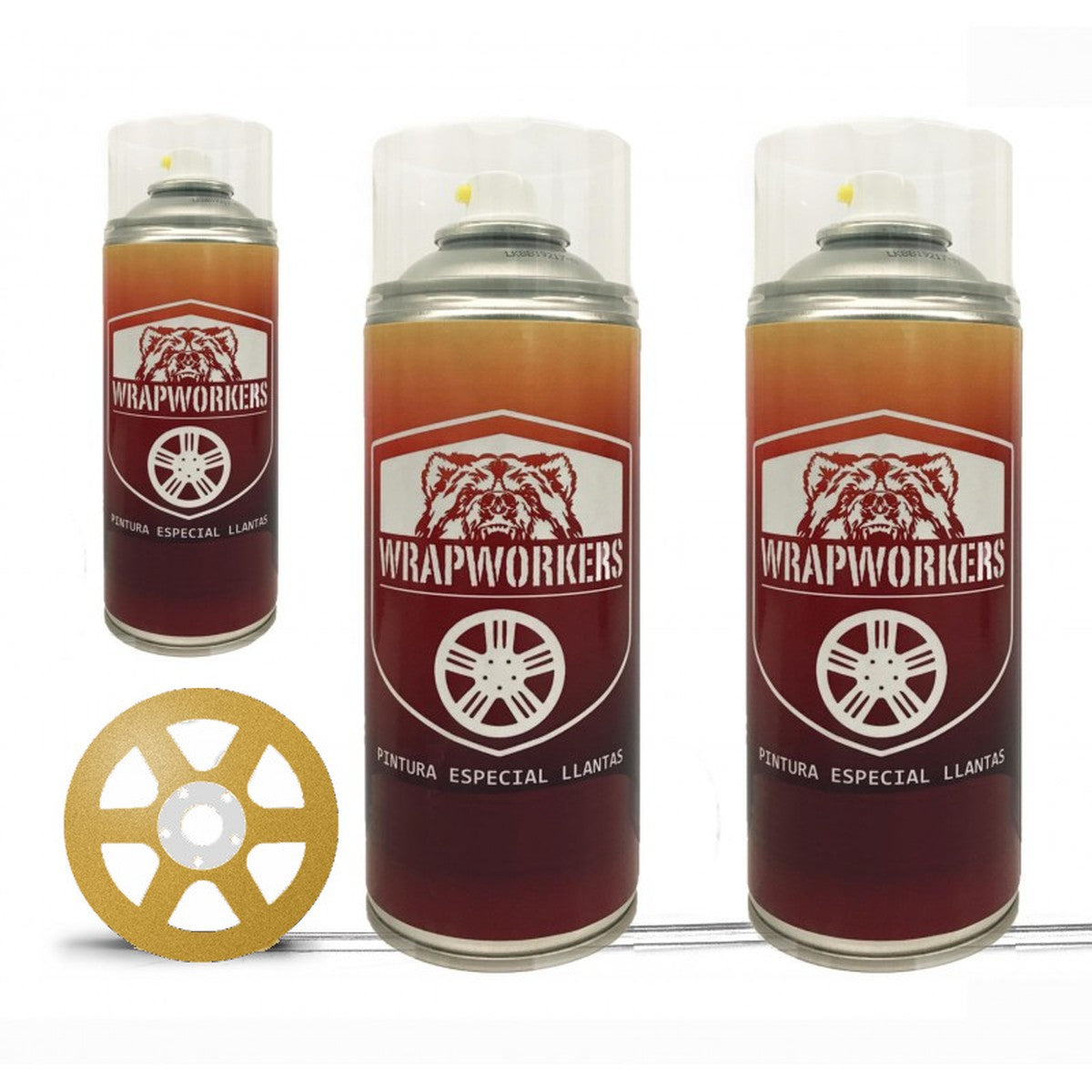 Velgenverf-kit in spuitbus · Goud glans